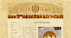 Desktop Screenshot of ikona.lt
