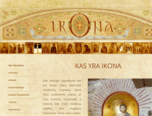 Tablet Screenshot of ikona.lt